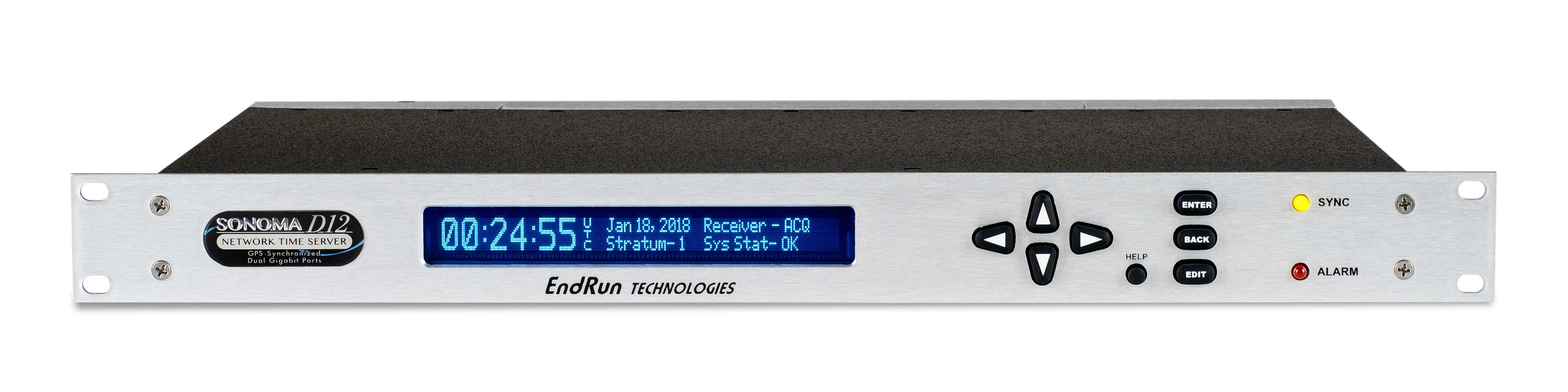 Sonoma GPS D12 Network Time Server Front Panel