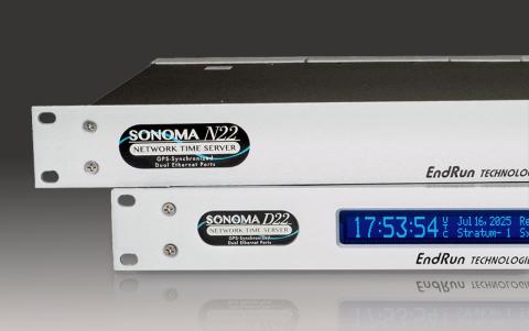 Stacked photo of D22/N22 NTP Time Servers 